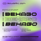 BEXAGO — Futuristic Font