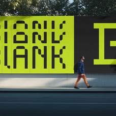 Billboard Mockup on the street