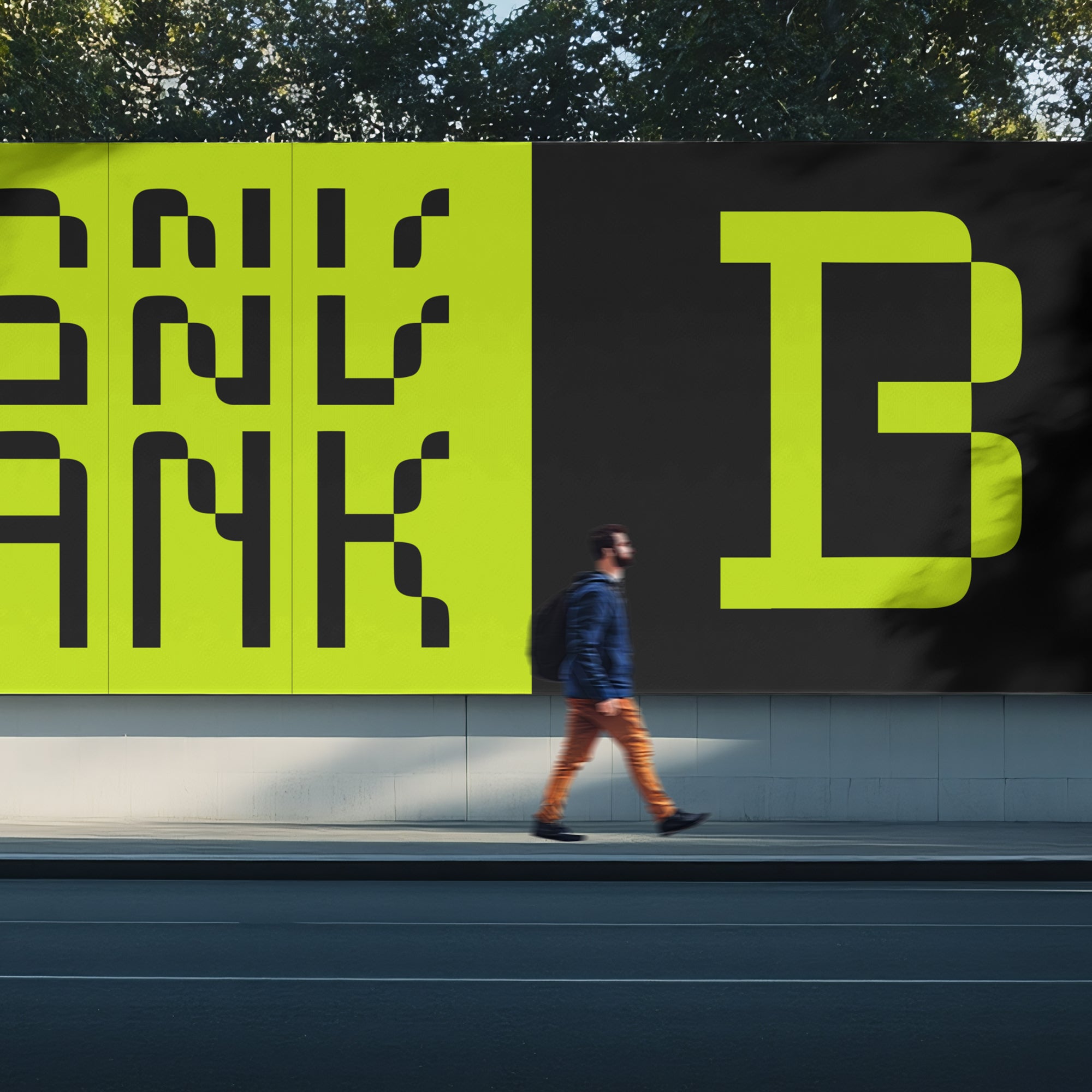 Billboard Mockup on the street