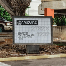 Billboard On Parking Mockup