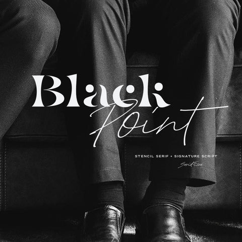 Black Point - Modern Font Duo