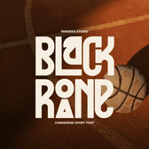 Black Roane - Condensed Sport Font