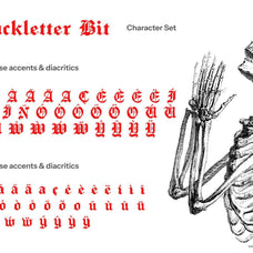 Blackletter Bit Display