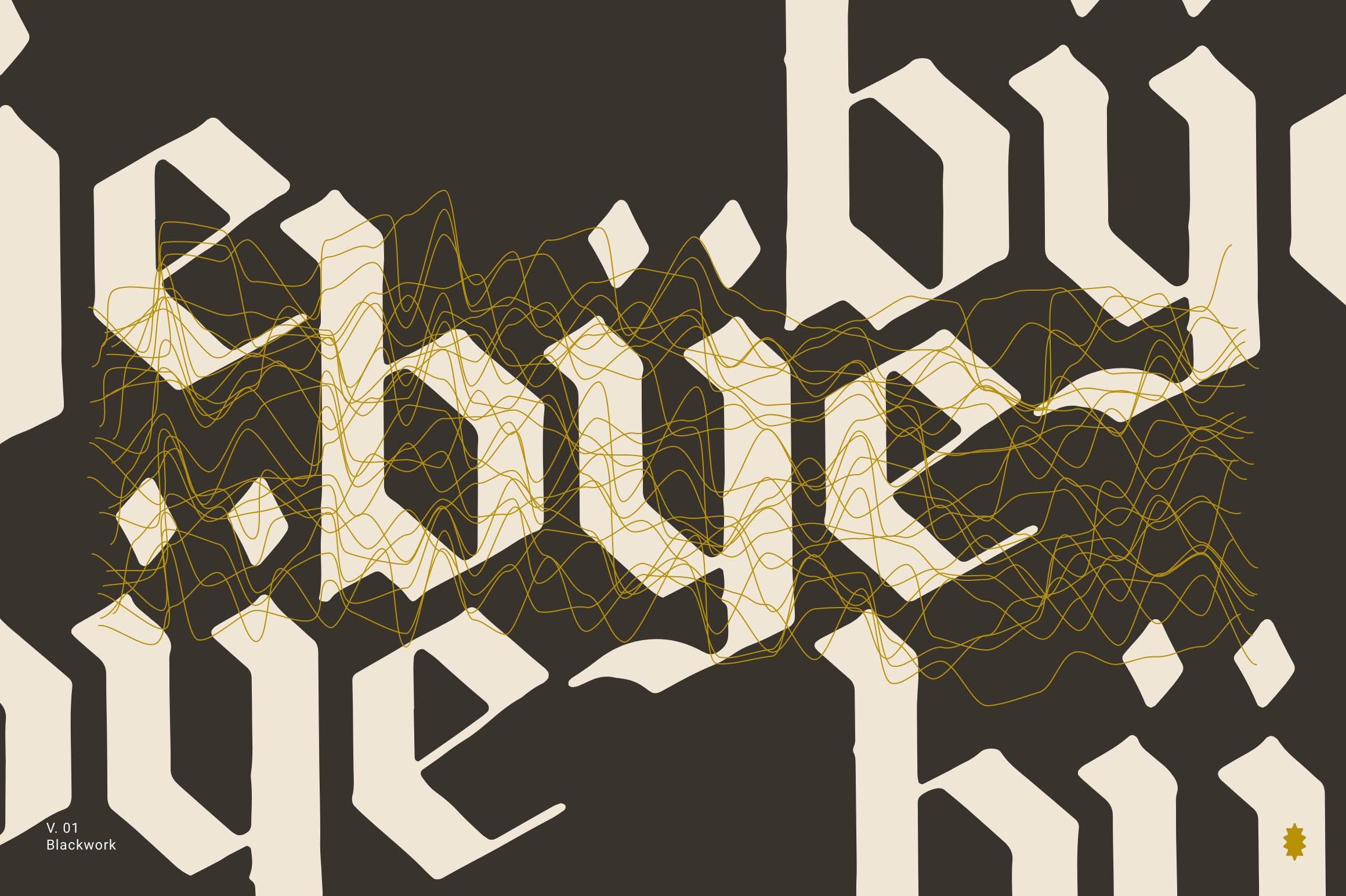 Blackwork Regular Font