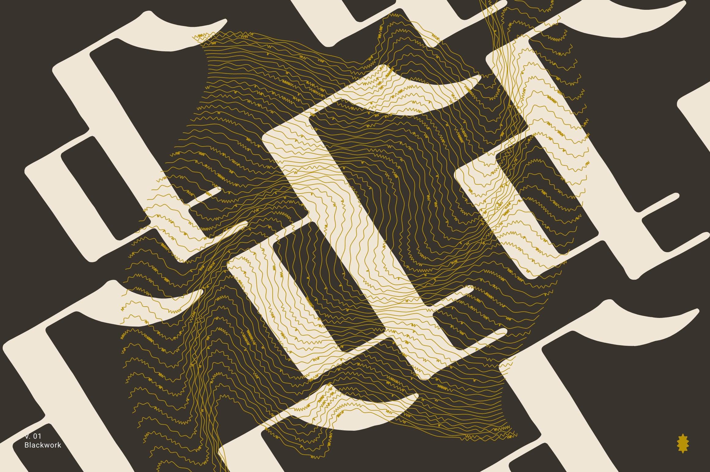 Blackwork Regular Font