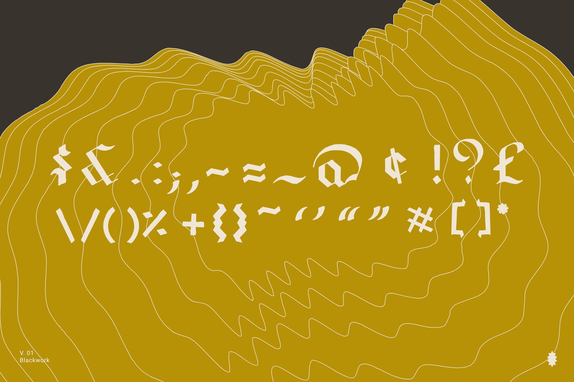 Blackwork Regular Font