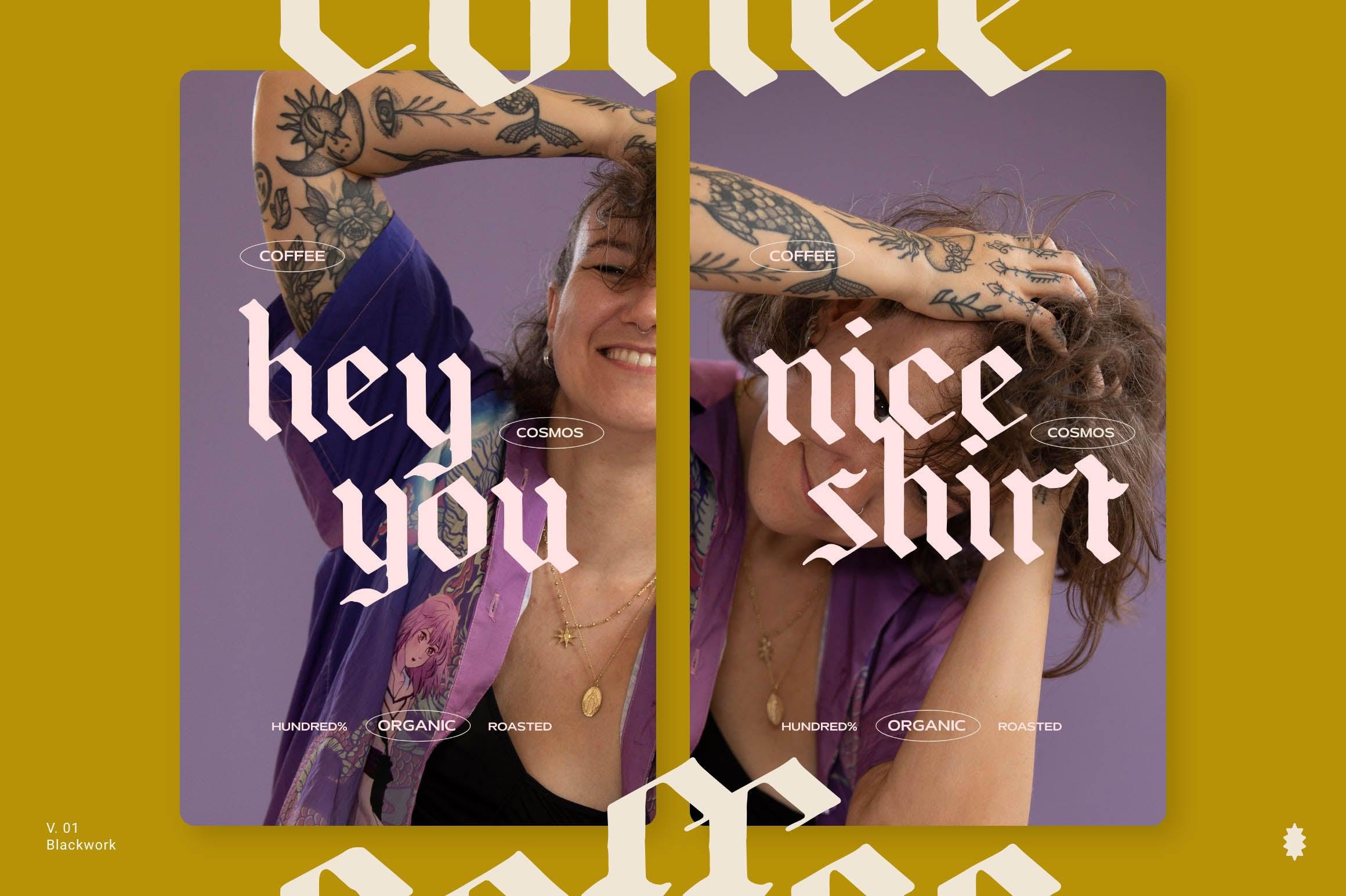 Blackwork Regular Font