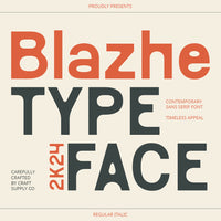 Blazhe – Contemporary Font
