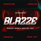 Blazze Modern Sporty Display Font