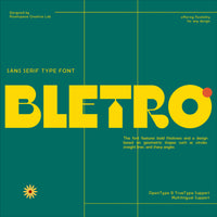Bletro - Bold Geometric Modern