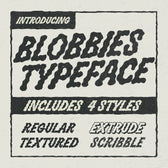 Bloobies – Wavy Display Typeface