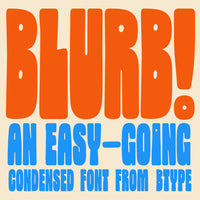Blurb Chunky Condensed Display Font