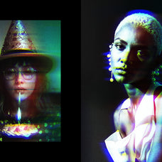 Blurred Glitch Photo Effect
