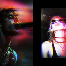 Blurred Glitch Photo Effect