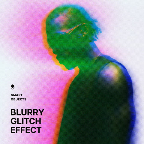 Blurry Glitch Photo Effect