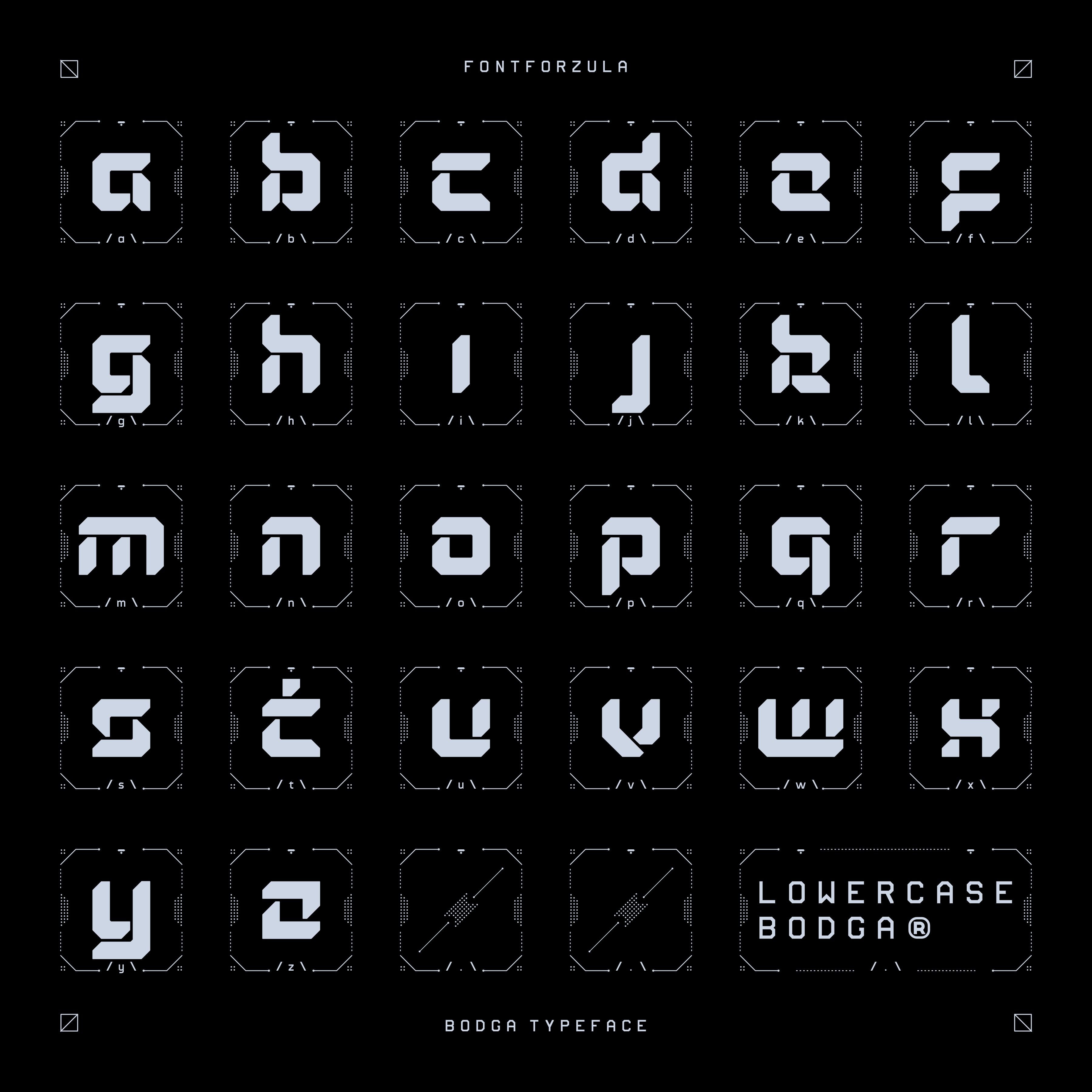 BODGA Typeface