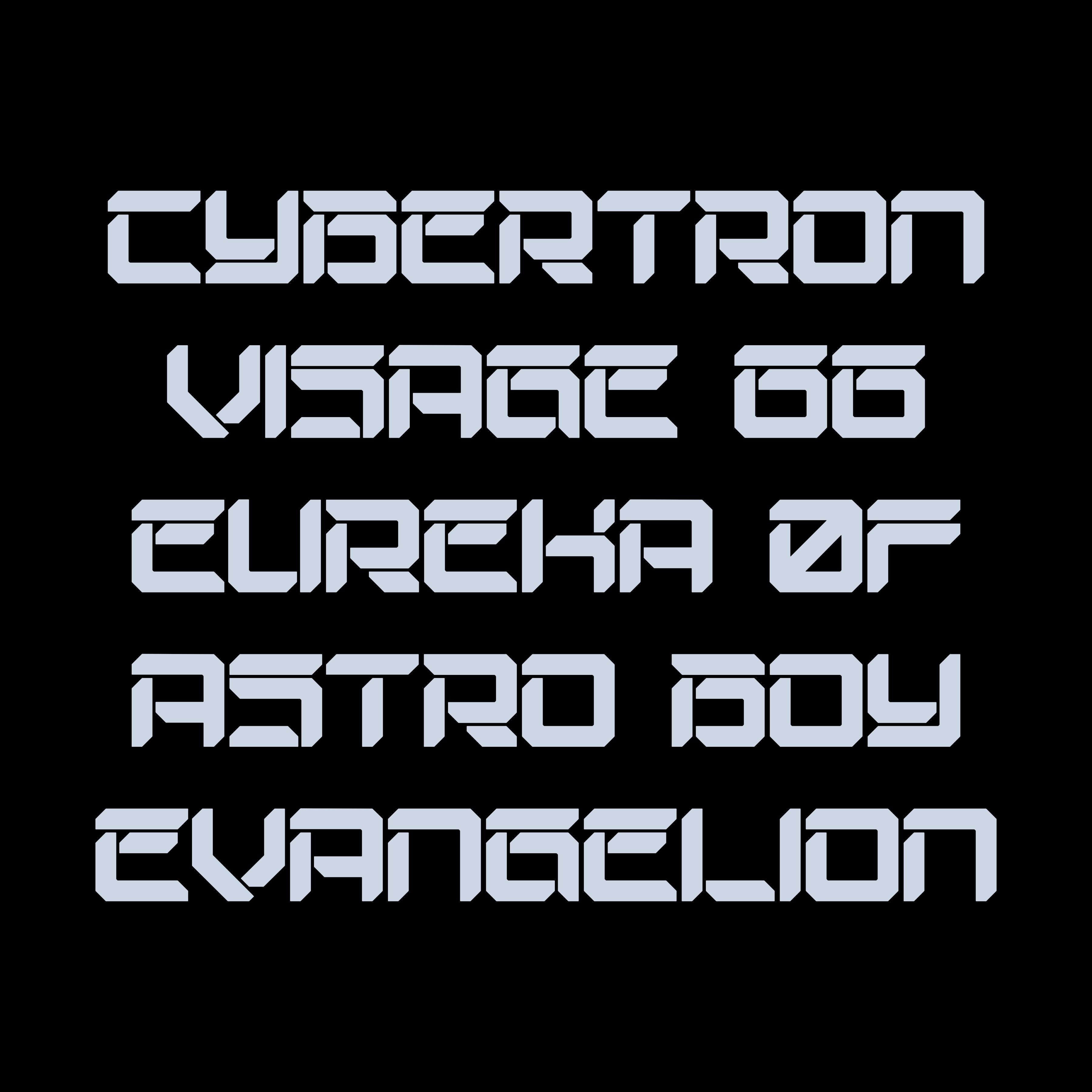BODGA Typeface
