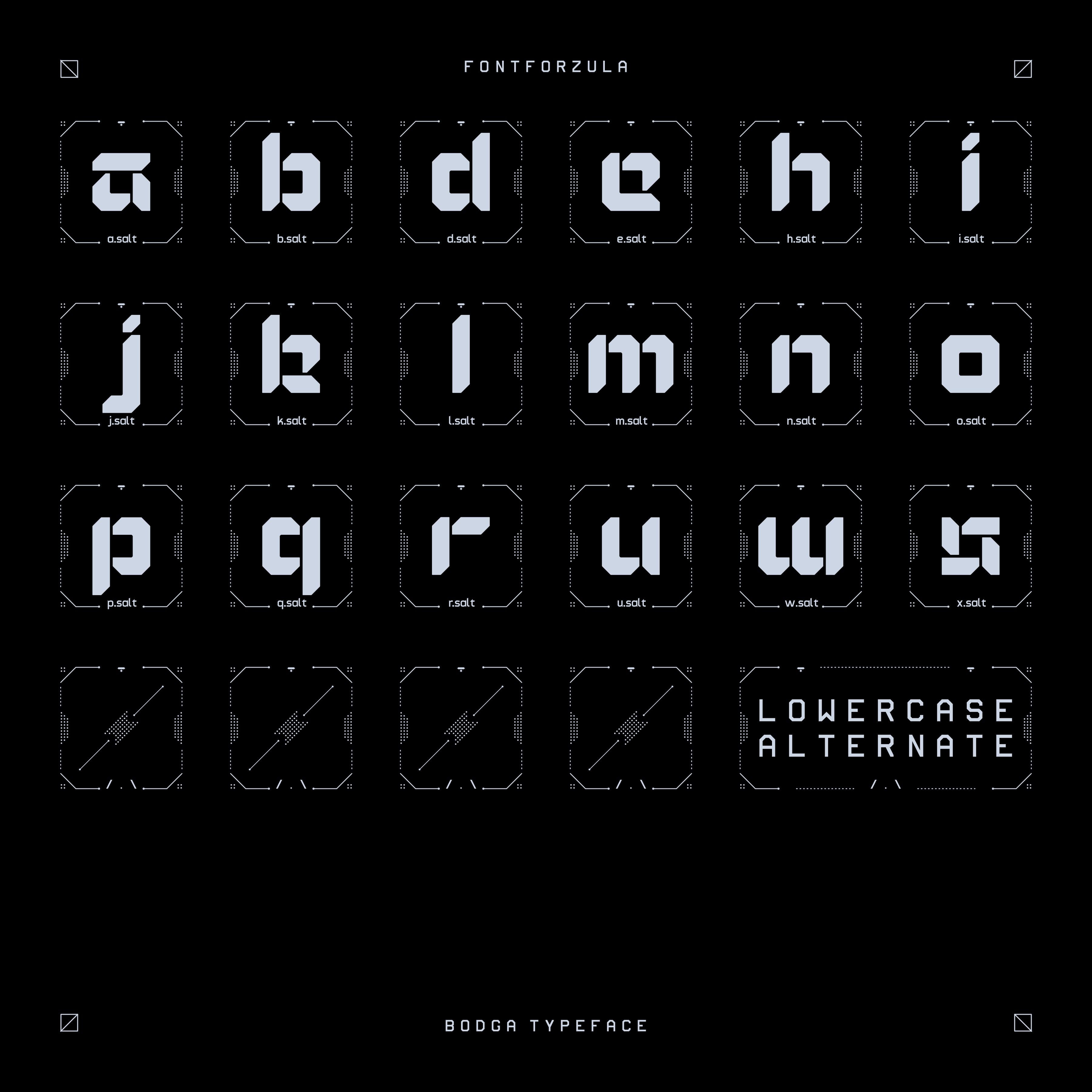 BODGA Typeface