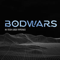 Bodwars - Hi-tech Logo Typeface