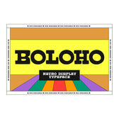 Boloho – Retro Display Typeface