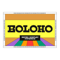 Boloho – Retro Display Typeface