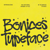 Bonices - Editorial Display Typeface