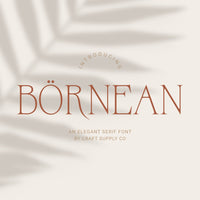 Bornean – Elegant Serif