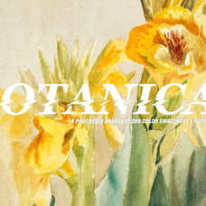 Botanical Watercolor Procreate Kit