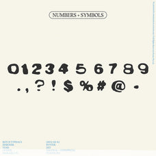 BOTCH Typeface