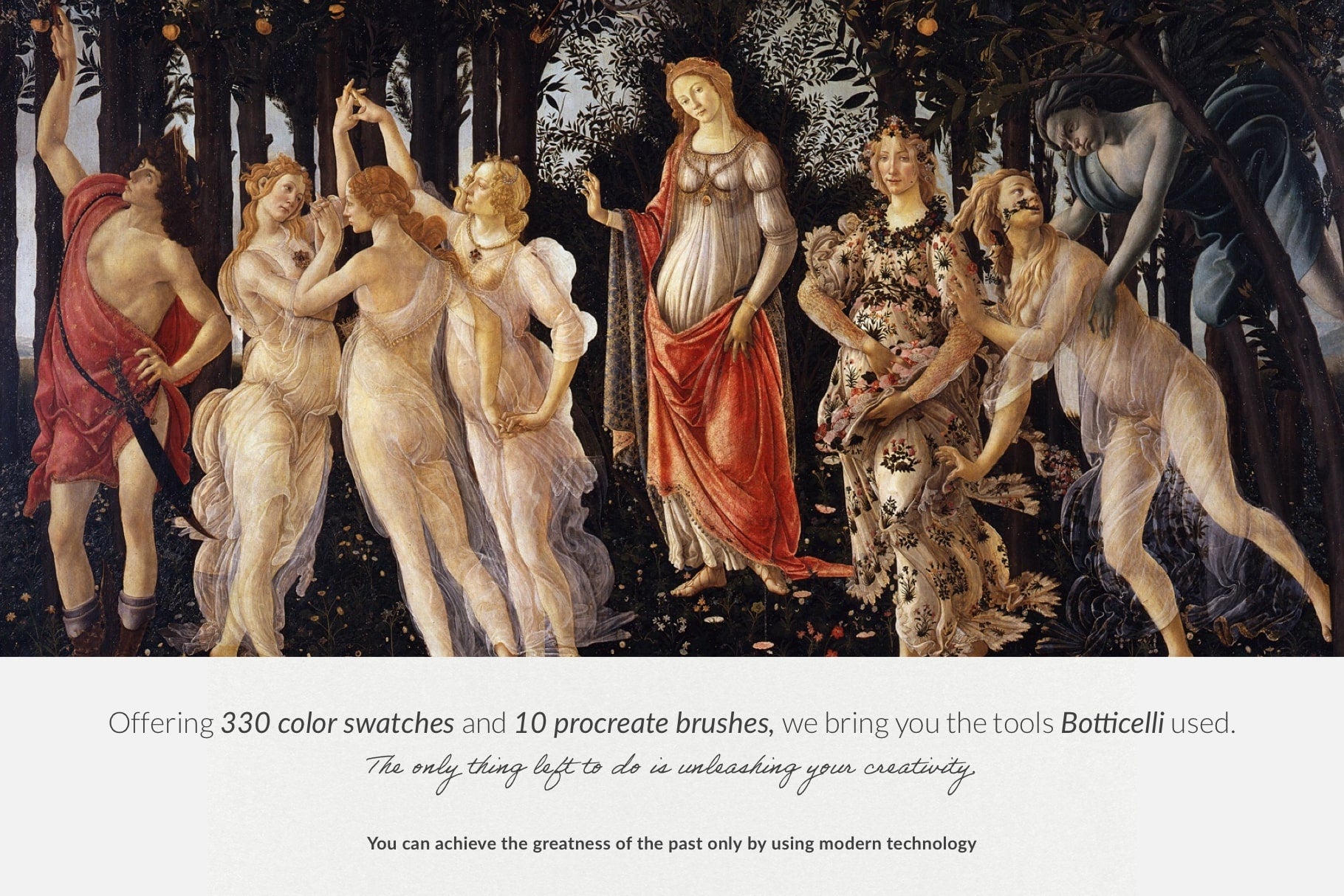 Botticelli Procreate Kit