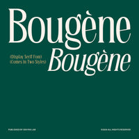 Bougene Display Serif Font