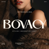 Bovacy - Modern Elegant Serif