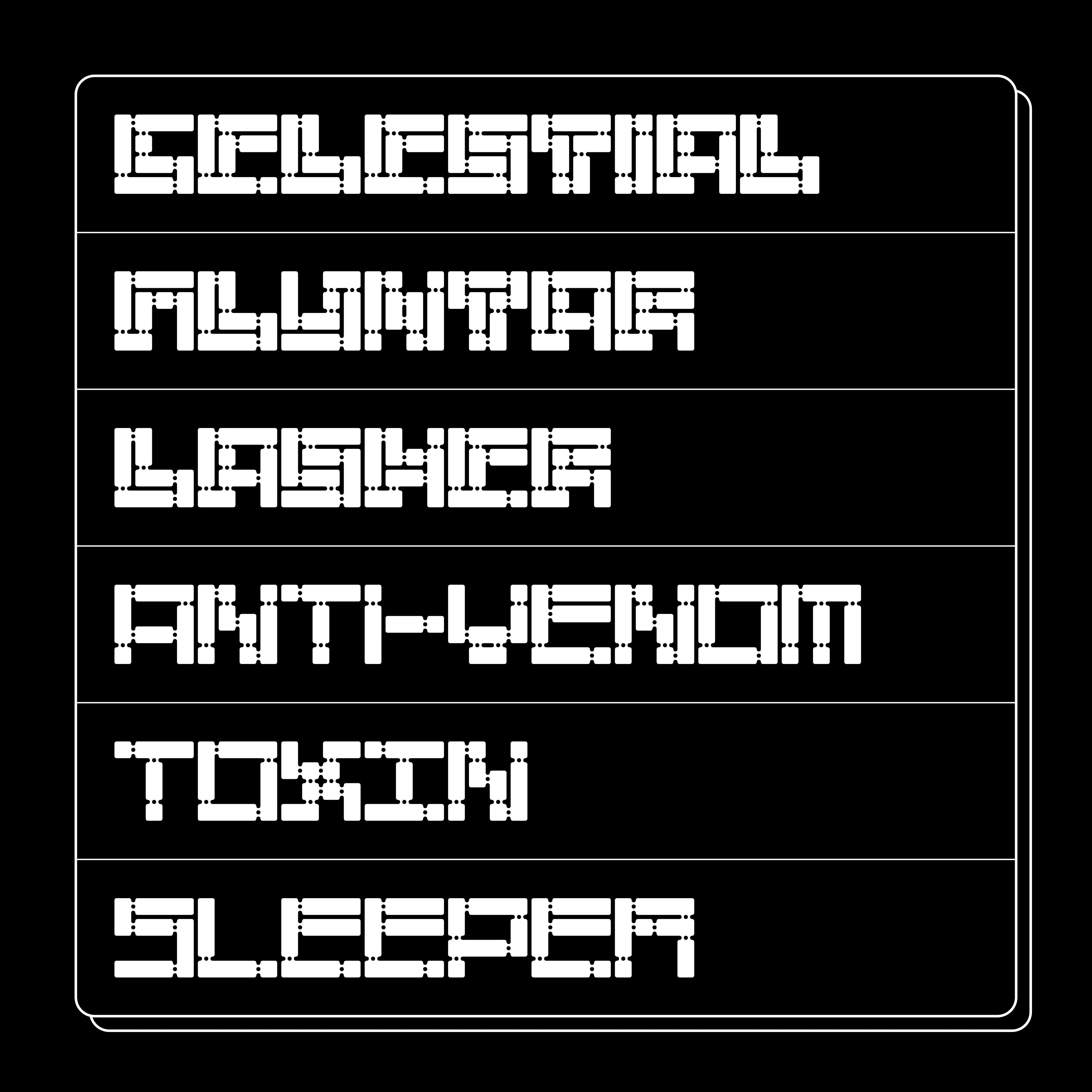 BOXY Typeface