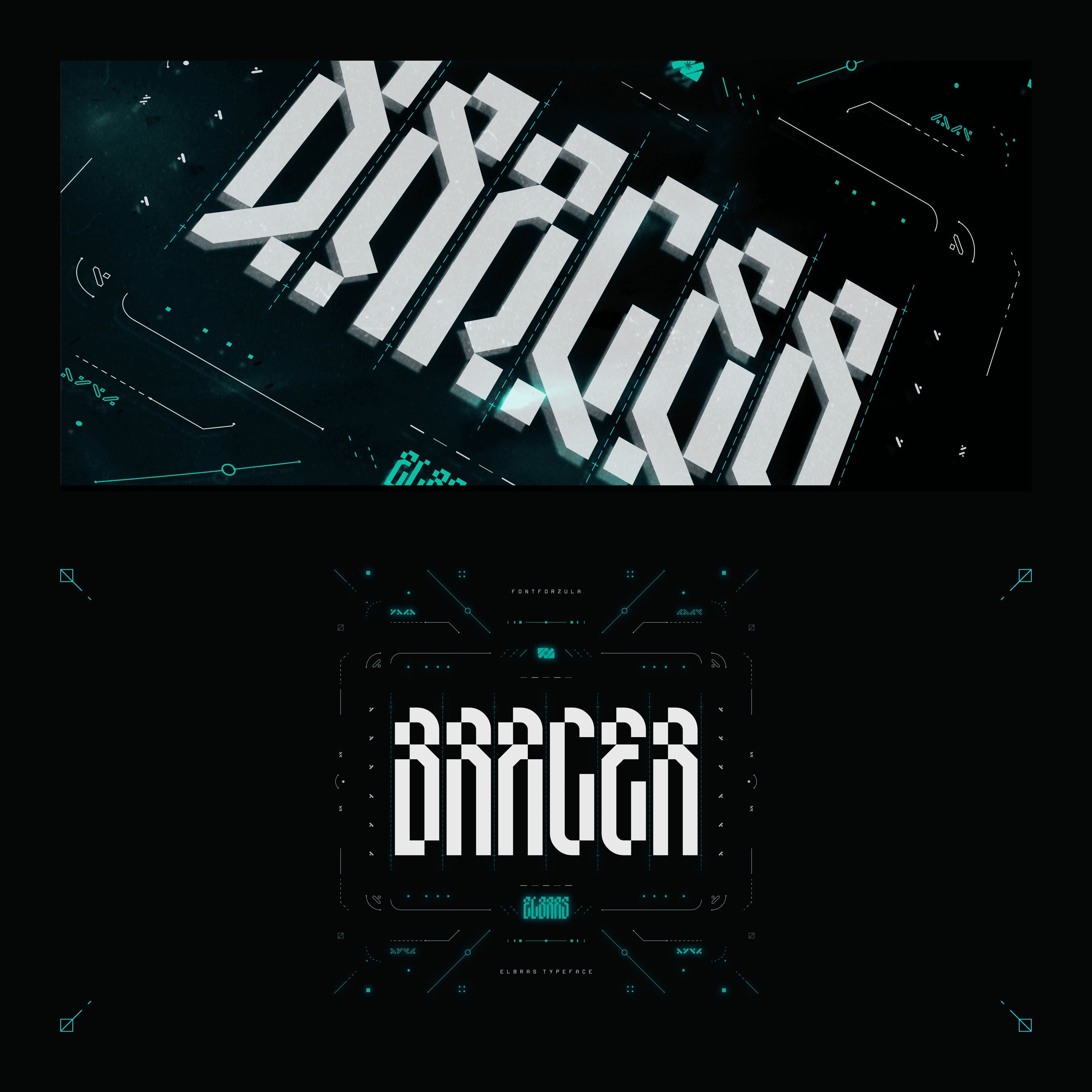 BRACER Typeface