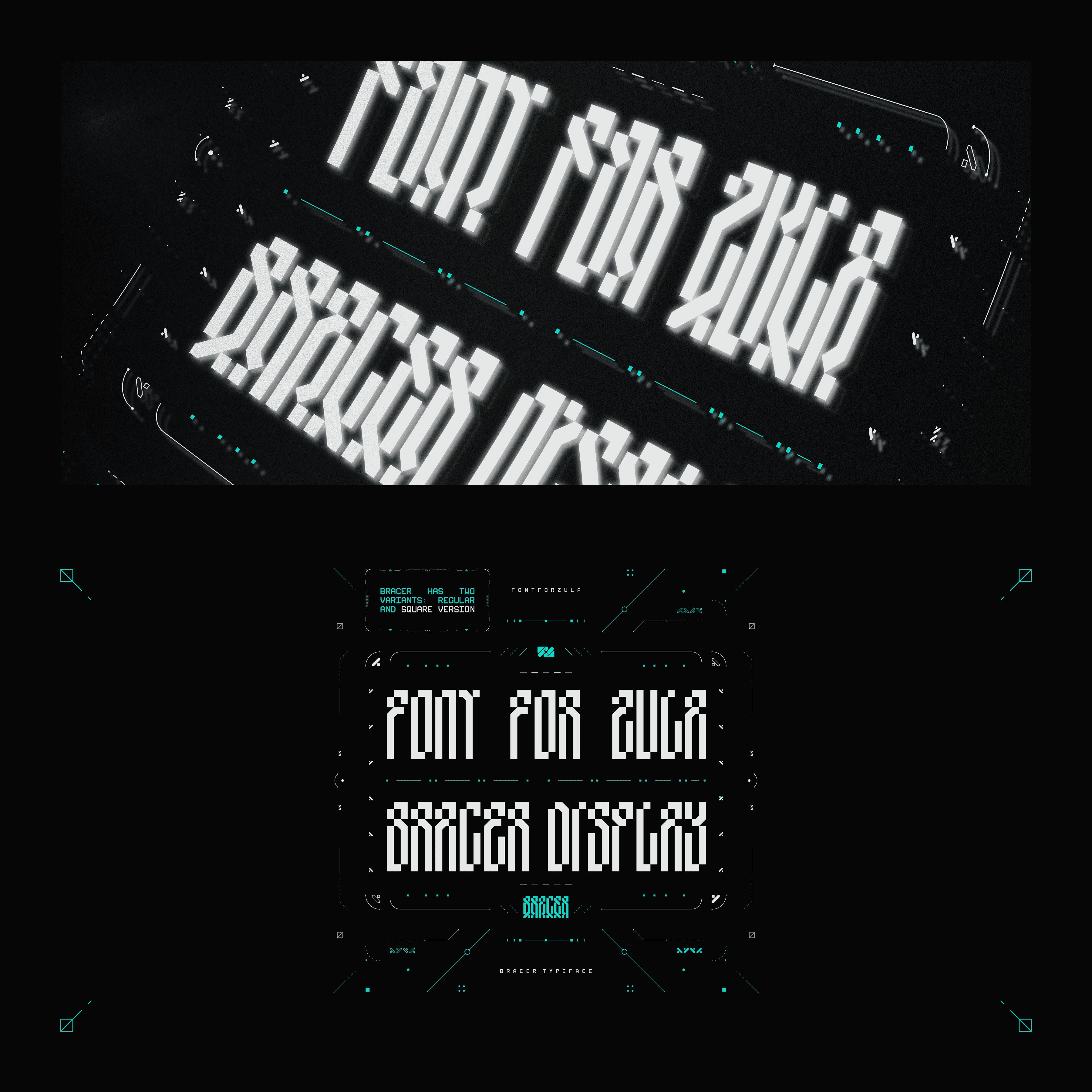 BRACER Typeface
