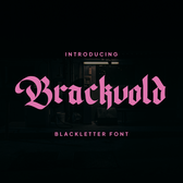 Brackvold Blackletter Font