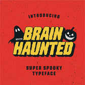 Brain Haunted Horror Font