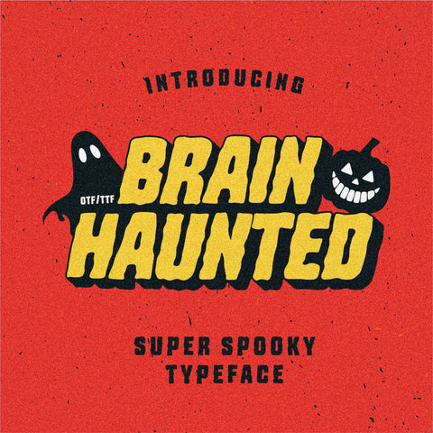 Brain Haunted Horror Font