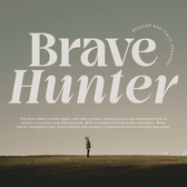 Brave Hunter - Regular Italic Serif