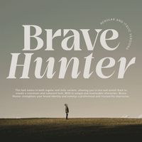 Brave Hunter - Regular Italic Serif