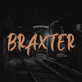 Braxter Creative Brush Typeface Font