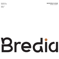 Bredia Modern Clean Sans Serif Font