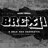 Brexh - Graffiti Sign Street Marker Typeface