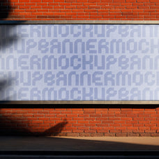 Brick Wall Billboard Mockup