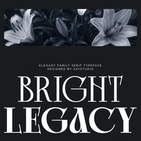 Bright Legacy - Family Luxury Serif Font