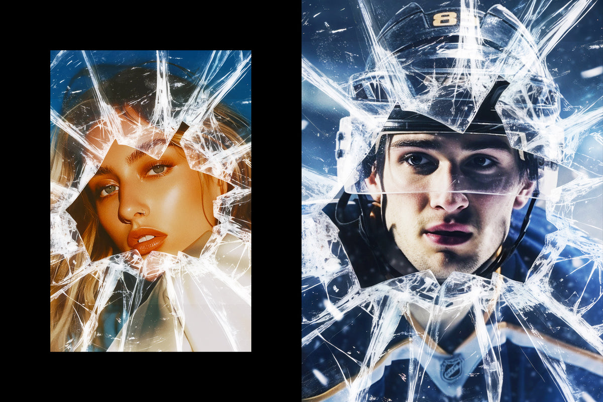Broken Glass Photo Effect by Pixelbuddha