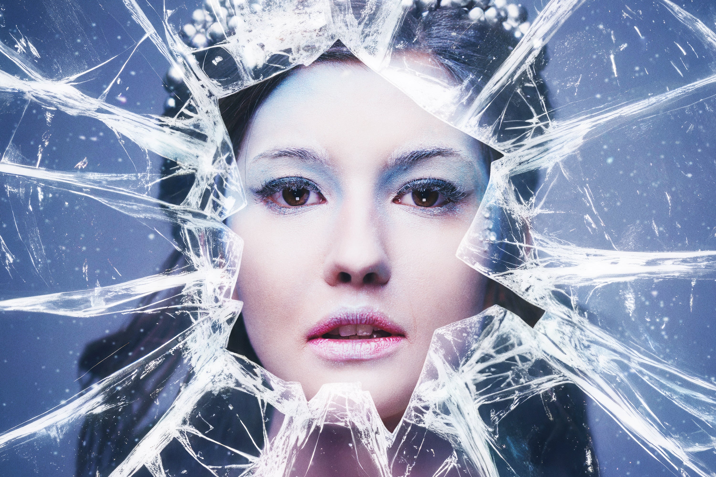 Broken Glass Photo Effect