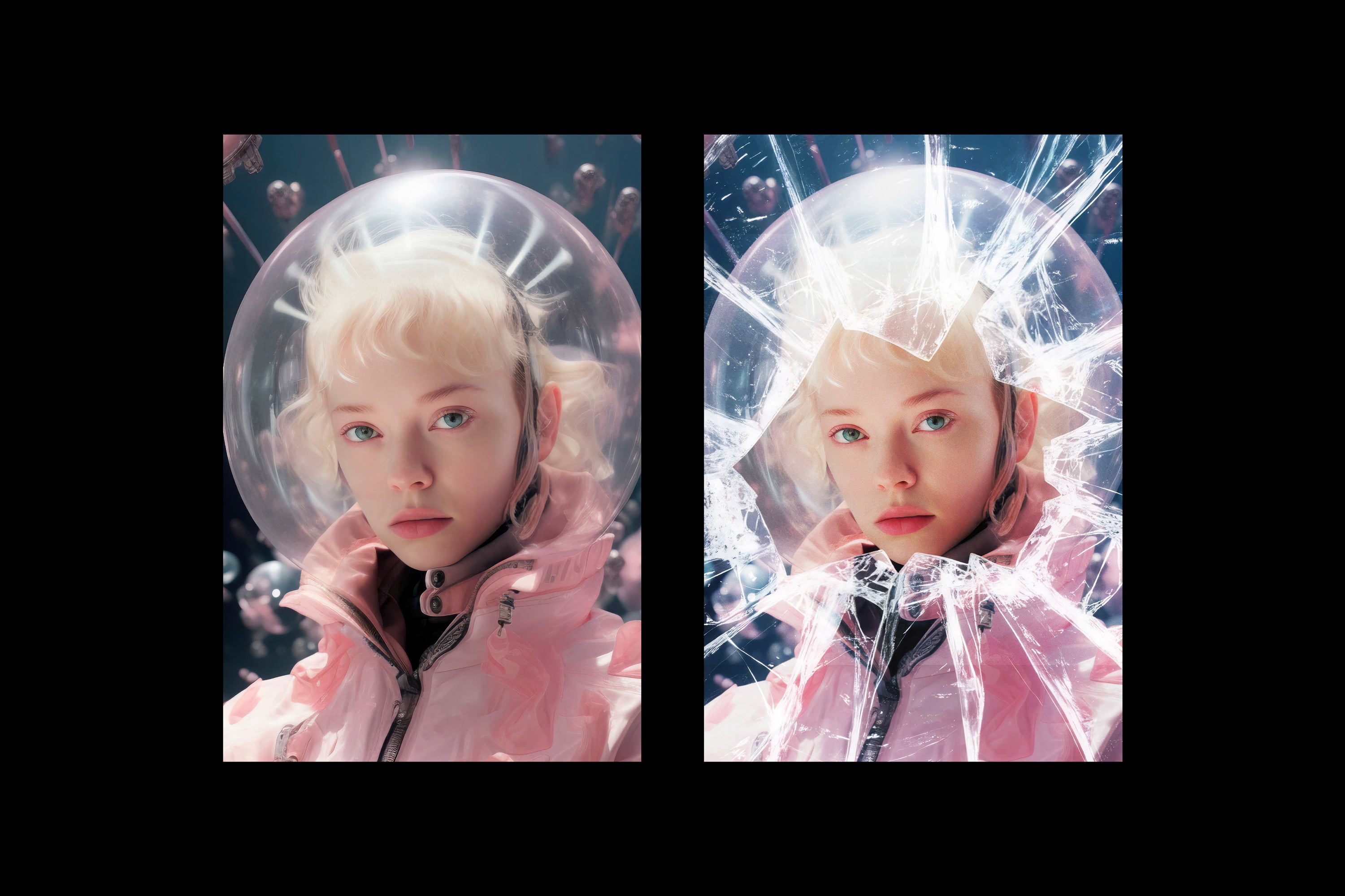 Broken Glass Photo Effect