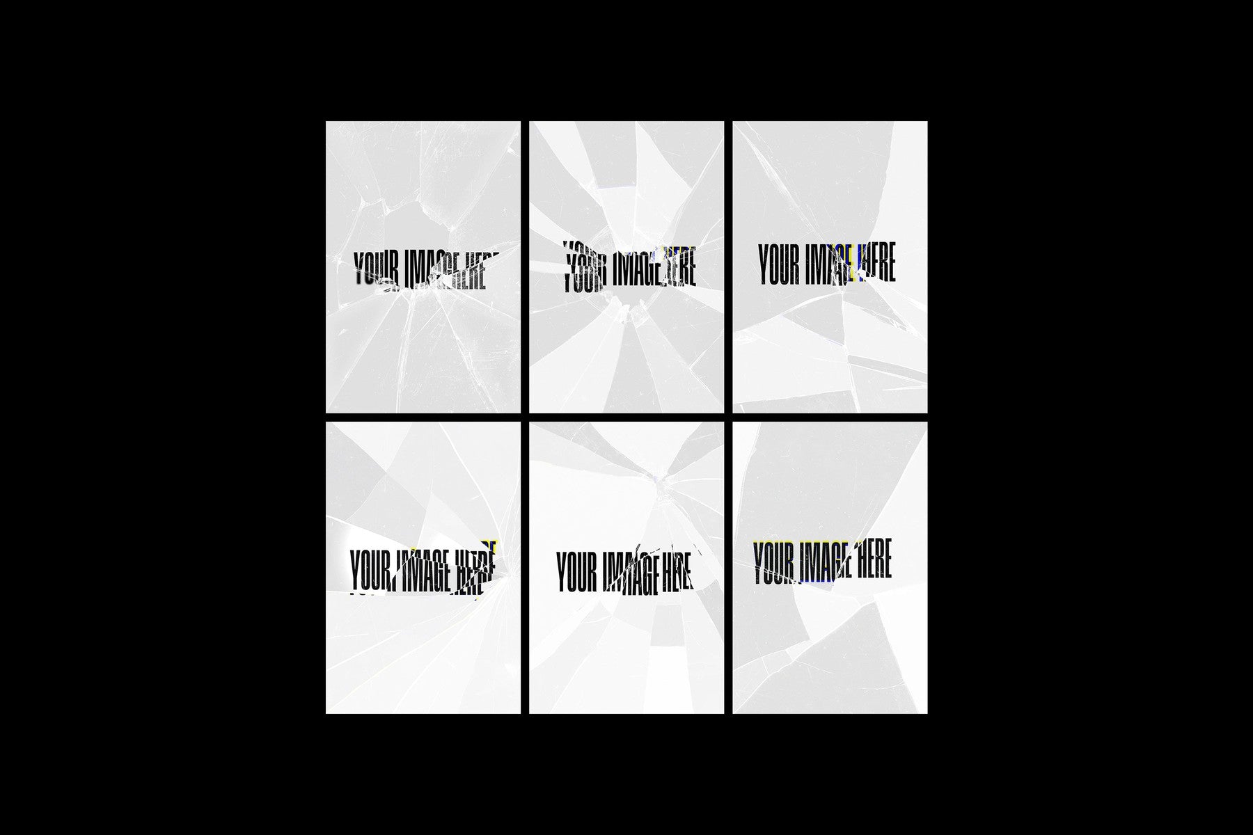 Broken Glass Photo Effects Bundle