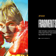 Broken Glass Photo Effects Bundle